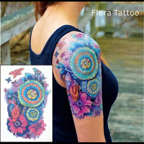🌺Brilliant🌞Vibrant🌿Temporary Tattoo🌸 - Picture 4 of 4
